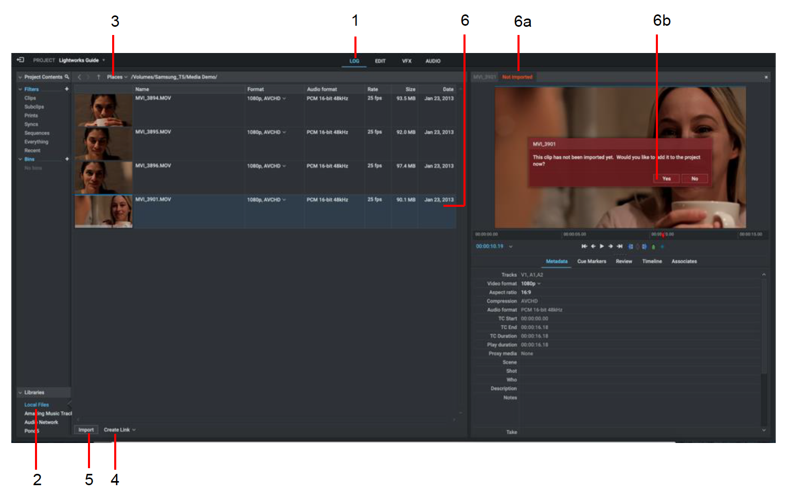 Importing And Managing Media - LWKS - Lightworks - Video Editing Software