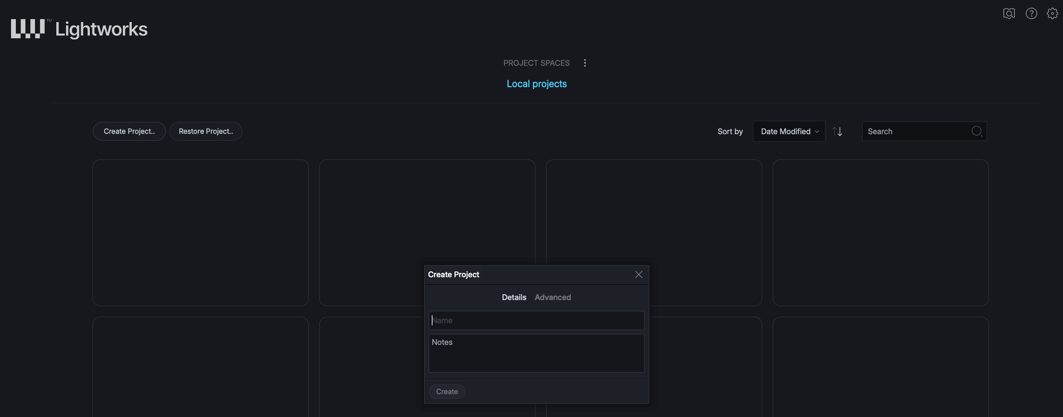 quick-start-create-your-first-edit-create-project